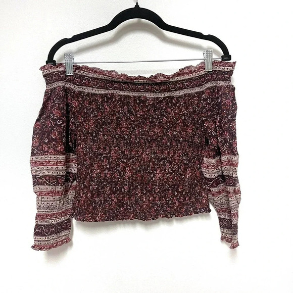 NWT VERONICA BEARD Rosalinda Smocked Off The Shoulder Top - Picture 3 of 9